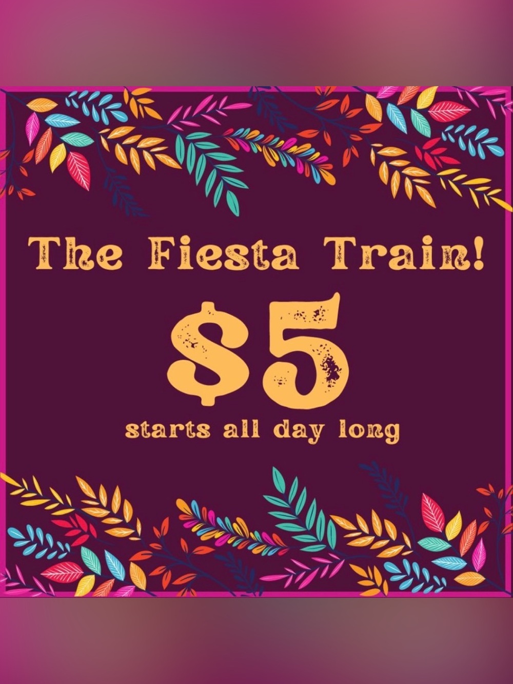 a $5 Fiesta Train Item! - Picture 1 of 16